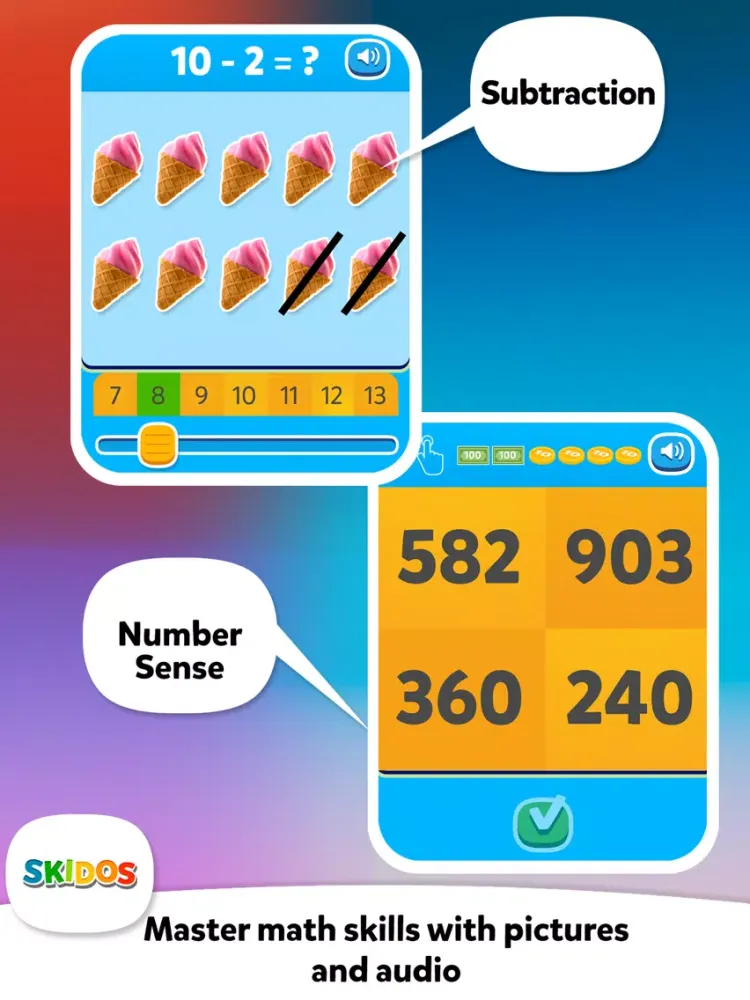 Capturas de pantalla de Math Games: 1st Grade Learning iPad 